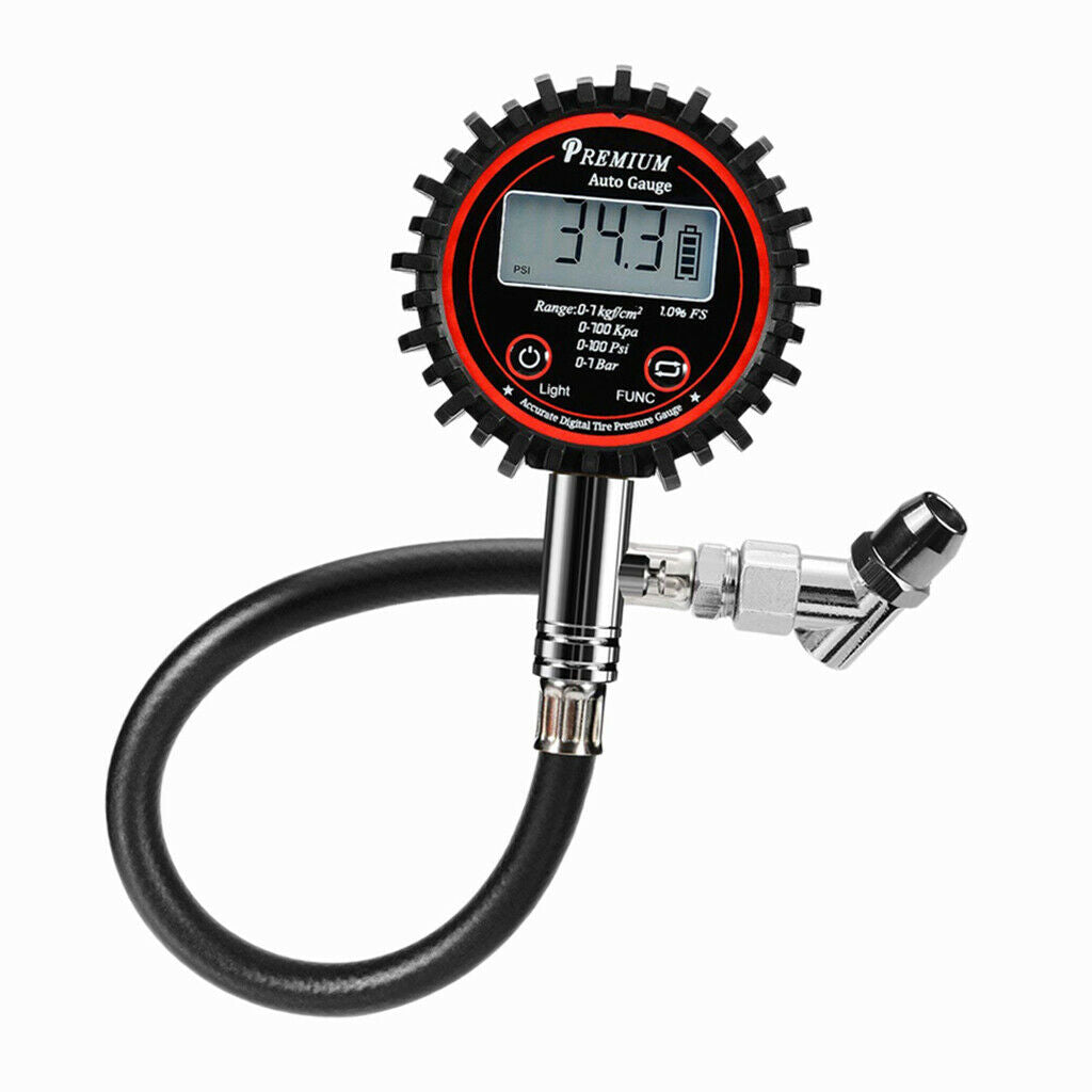 100 PSI Electric LCD Digital Tire Air Pressure Guage Inflator for Car Truck