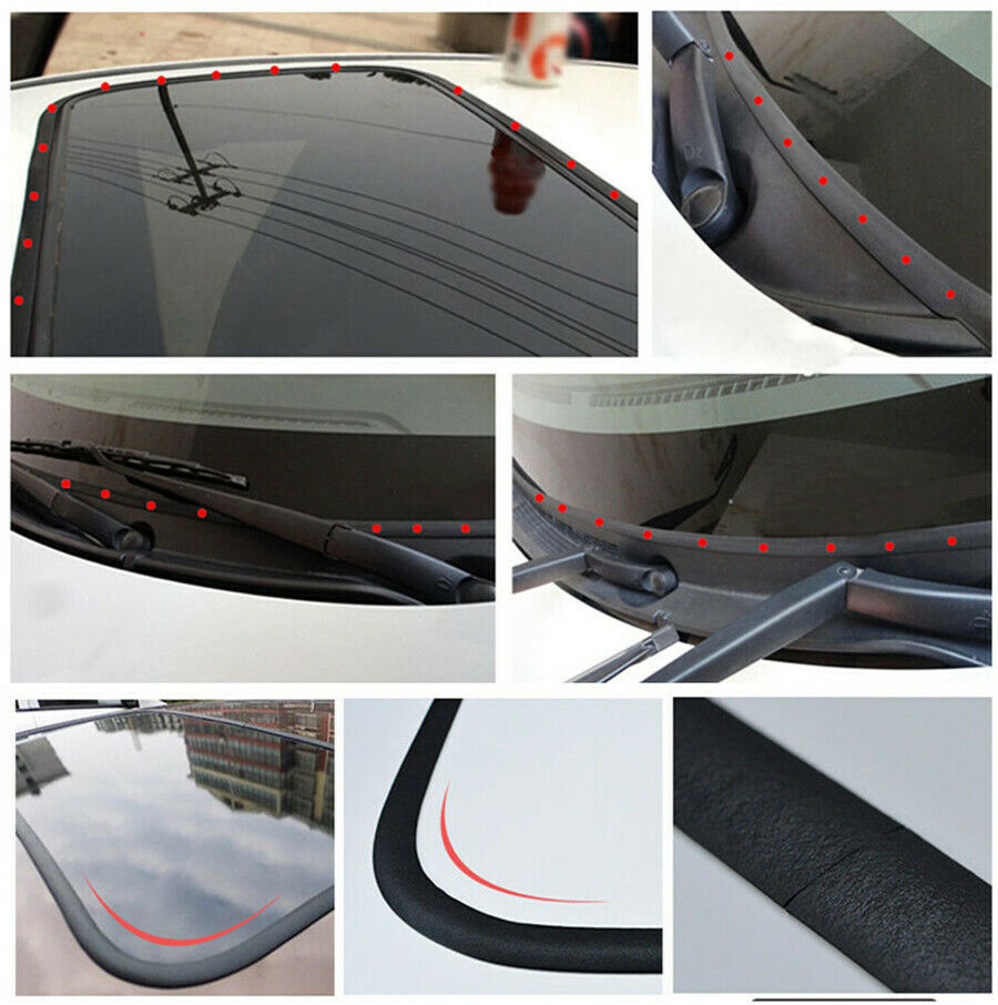 5m Car Sunroof Front & rear windshield Rubber Seal Strip Waterproof Accessories