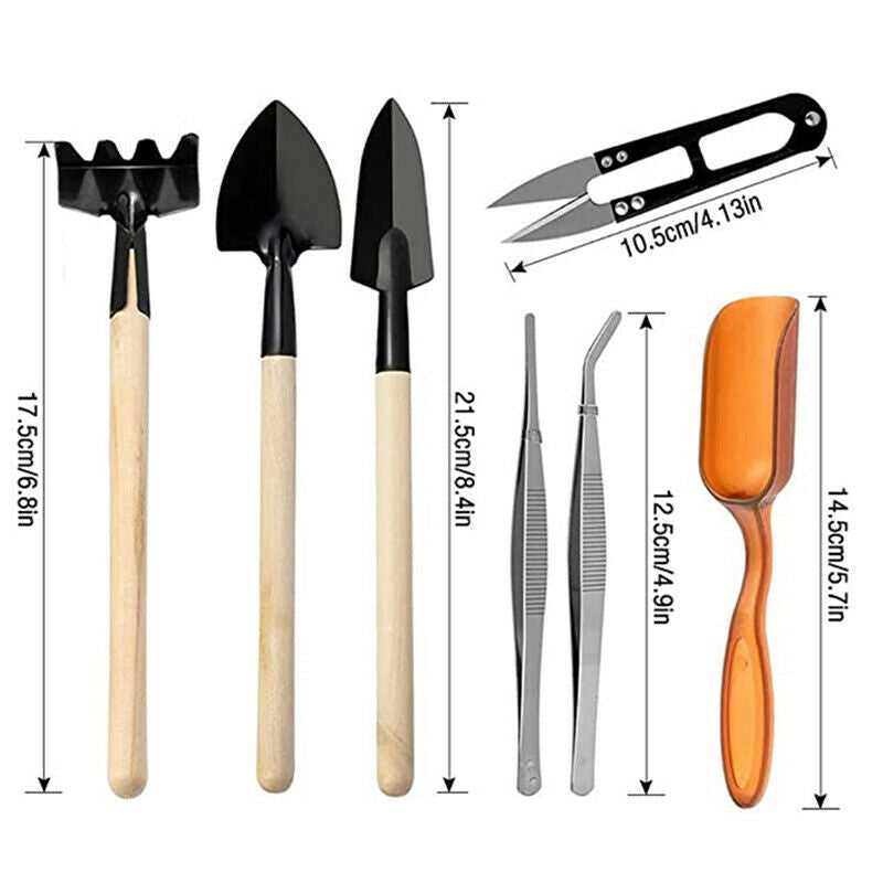 12Pcs Succulent Plants Tool Mini Garden Hand Transplanting Gardening Tool  JdDF