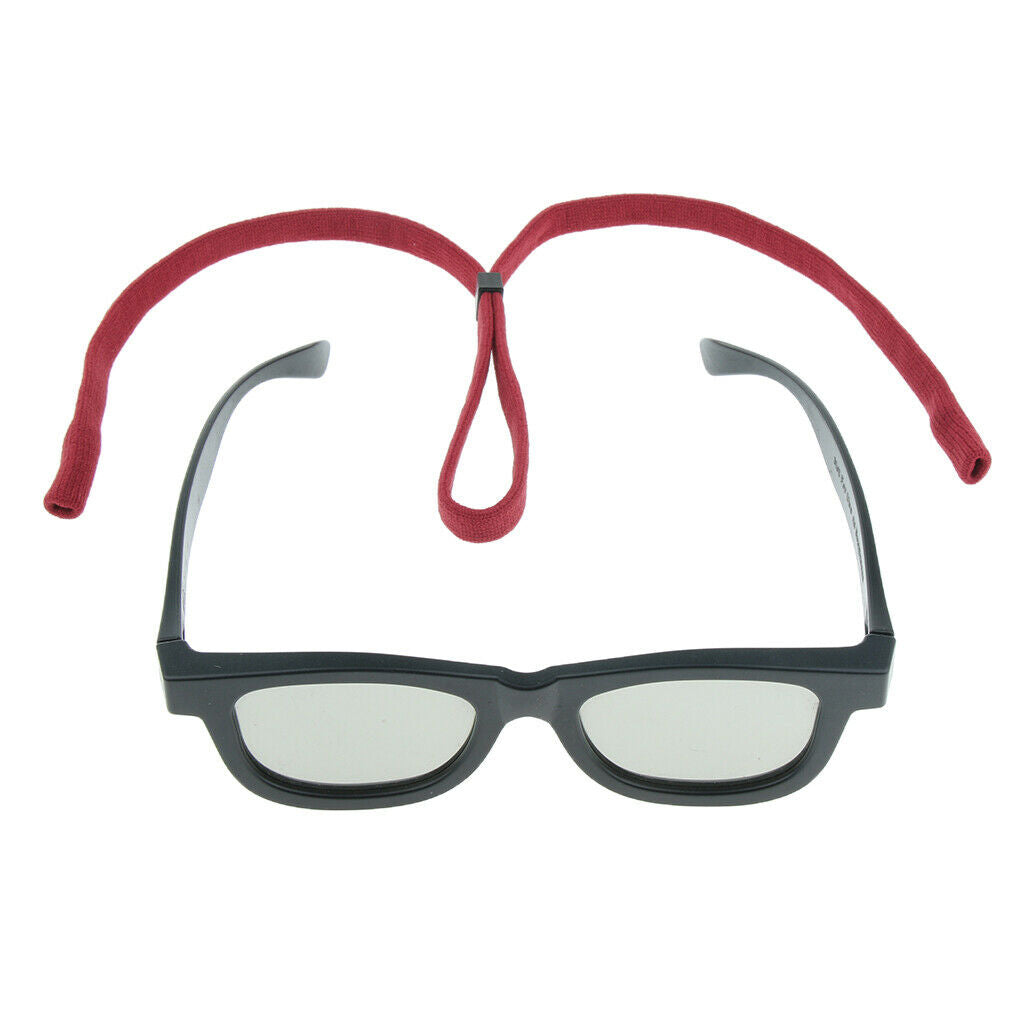5 Pieces Anti-slip Sports Glasses Strap Sunglasses Eyeglasses String Red