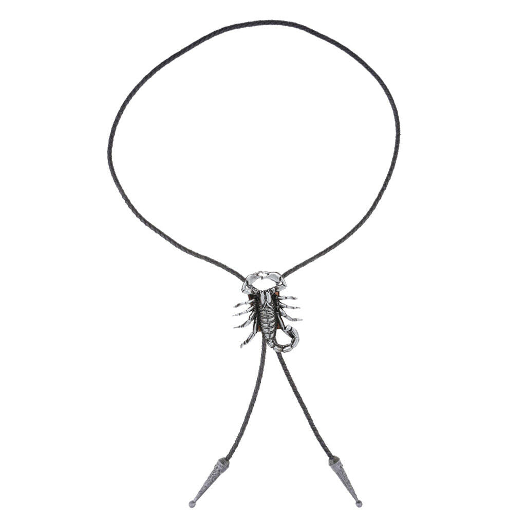 Men's Scorpion Bolo Tie Necklace Western Cowboy Rodeo Tie
