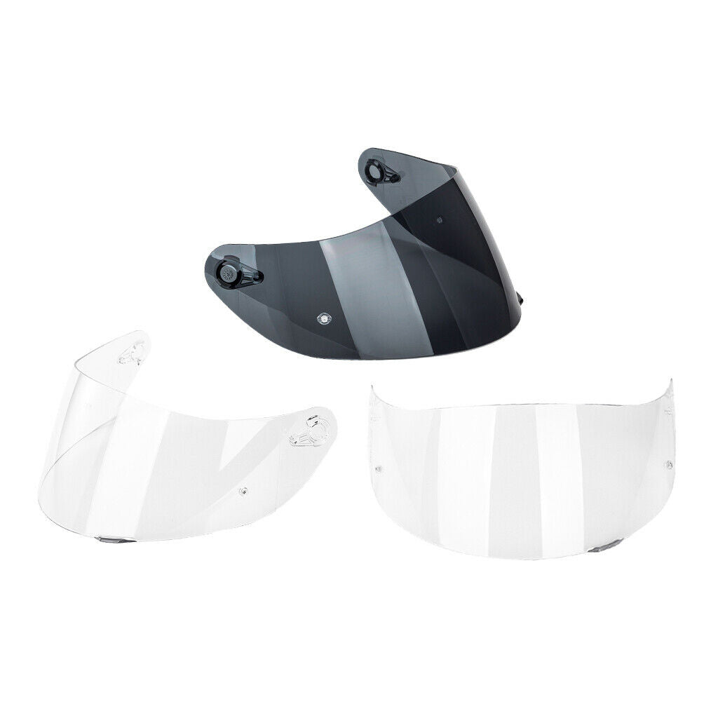 3Pcs Anti-UV Motorcycle Helmet Full Face Shield Lens Visor for AGV K3 Motor Bike