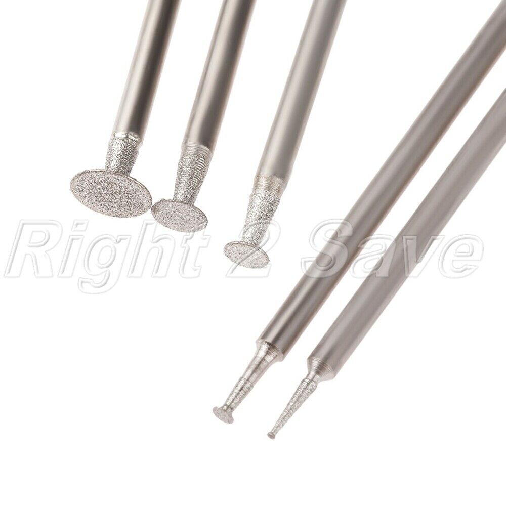 High Quality Ultra-Thin T Head Grinding Drill Bit Kit Carving Jade Stone Metal