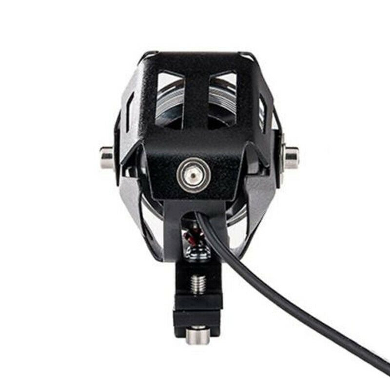 2 LED Motorcycle Angel Eyes Headlight DRL Spotlights Auxiliary Bright LED BicyR7