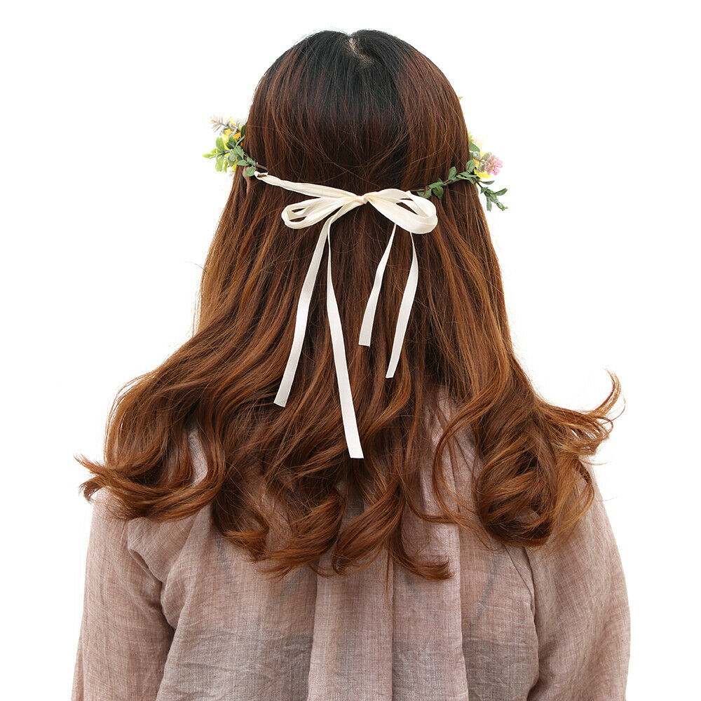 Decor Women Festival Flower Headbands Wedding Wreath Crown Hair Accessories