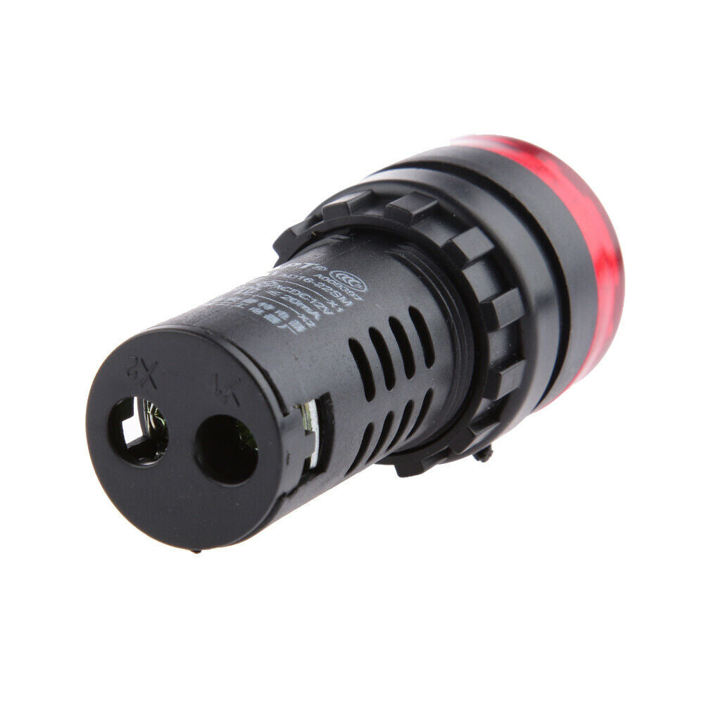 LED signal converter with buzzer AD16-22SM 12V red