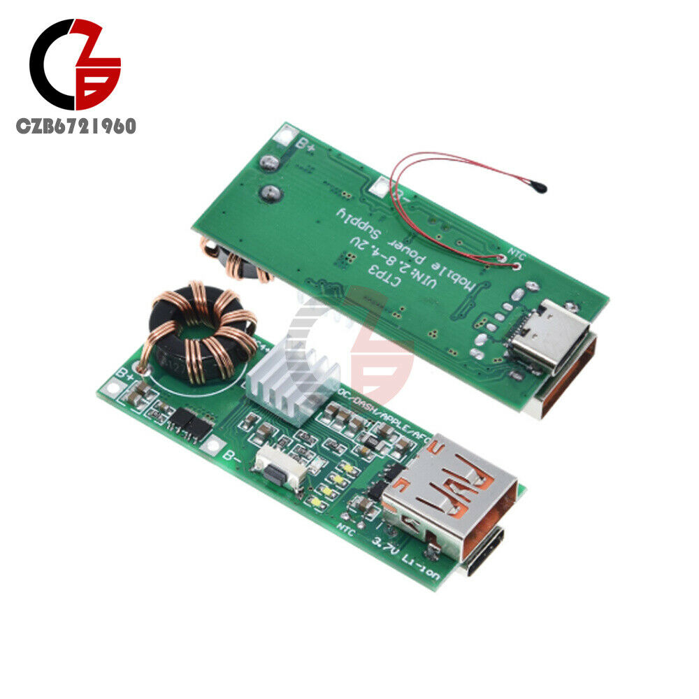 3.7V to 5V 9V 4.5A 18W QC4.0 QC3.0 Double Way PD Power Bank Quick Charge