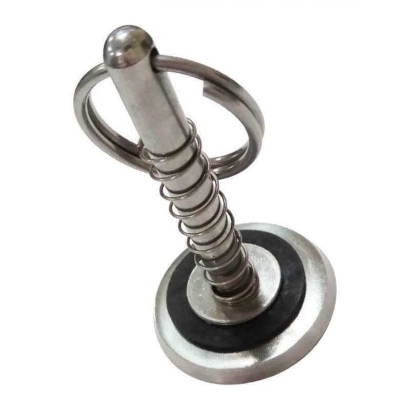 Heavy Duty Boat Hatch Pull Lift Pin with Spring, Diameter 1/4 inch 6mm