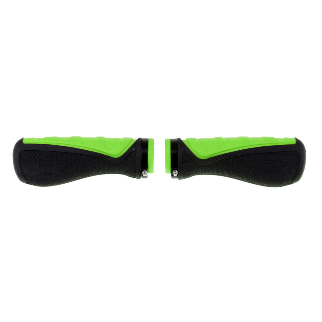 1 Pair Rubber Bicycle Handlebar Grips Electric Scooter Handle Grips Green