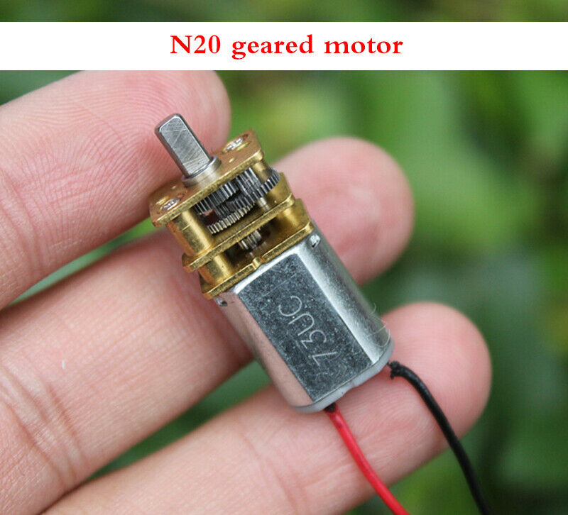 1pcs Precision N20 Geared motors DC3V3.7V5V 6V DC motor micro metal gears