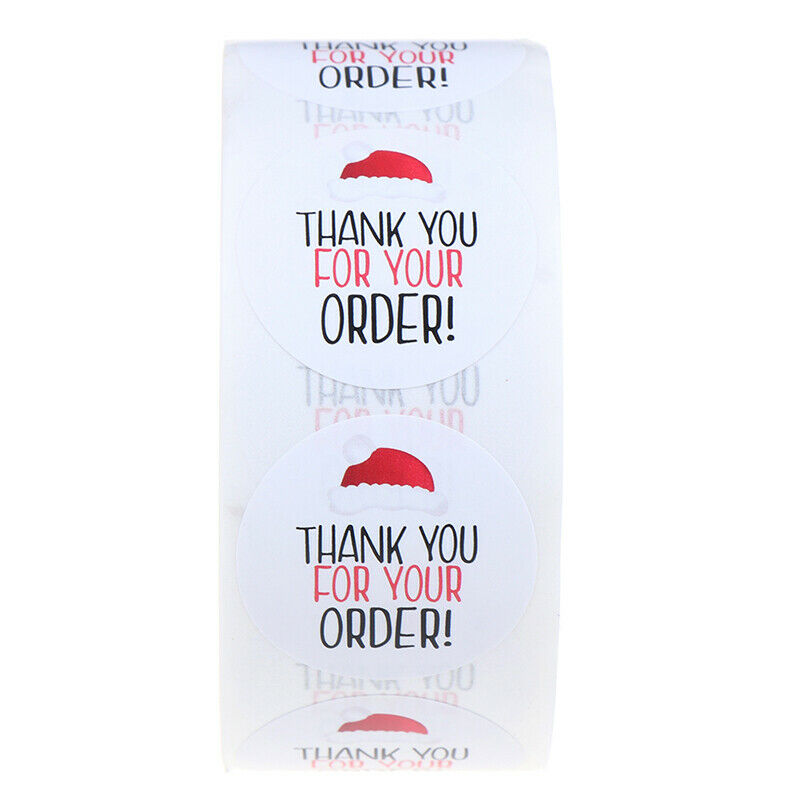Round Paper Adhesive Stickers Thank You Stickers Baking Seal Label Sticke.l8