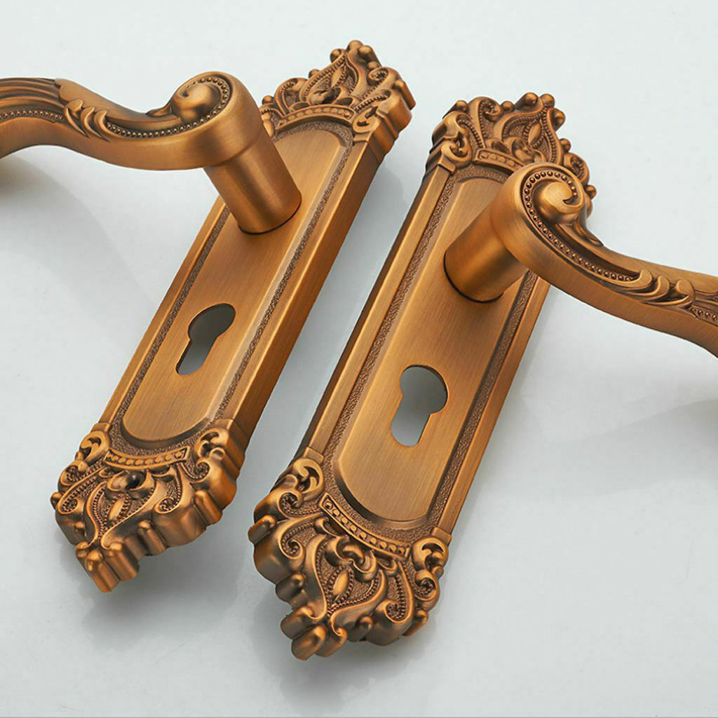 Door Handle Lock Zinc Alloy Interior Door Handle Kitchen Washroom Bathroom
