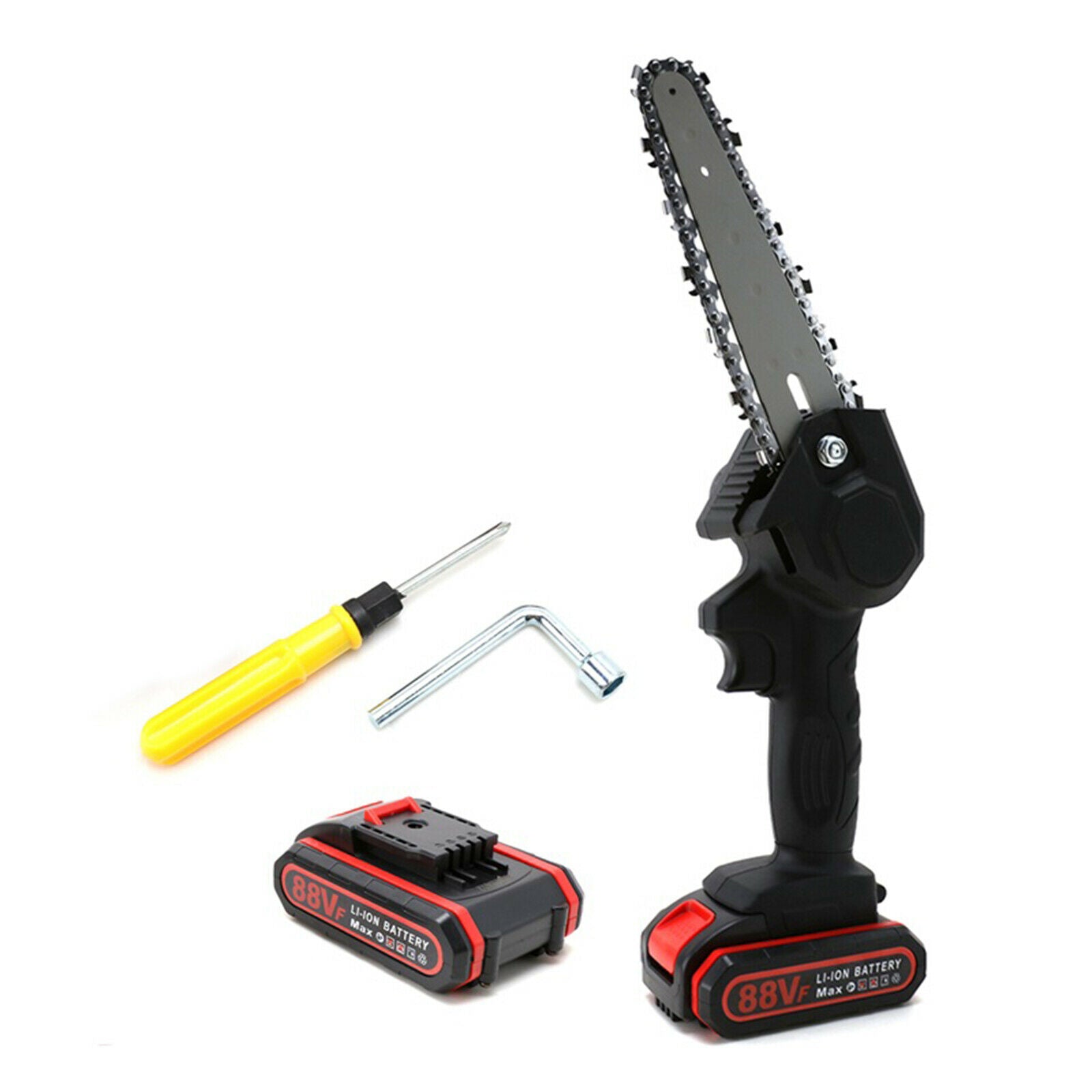 6" Electric Saw Mini Wood Cutting Chainsaw Rechargeable Pruning Shears
