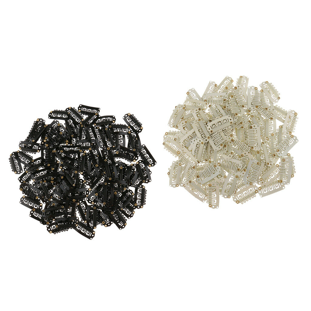 200pcs 28mm U Shape Metal Clips for Wig Clips