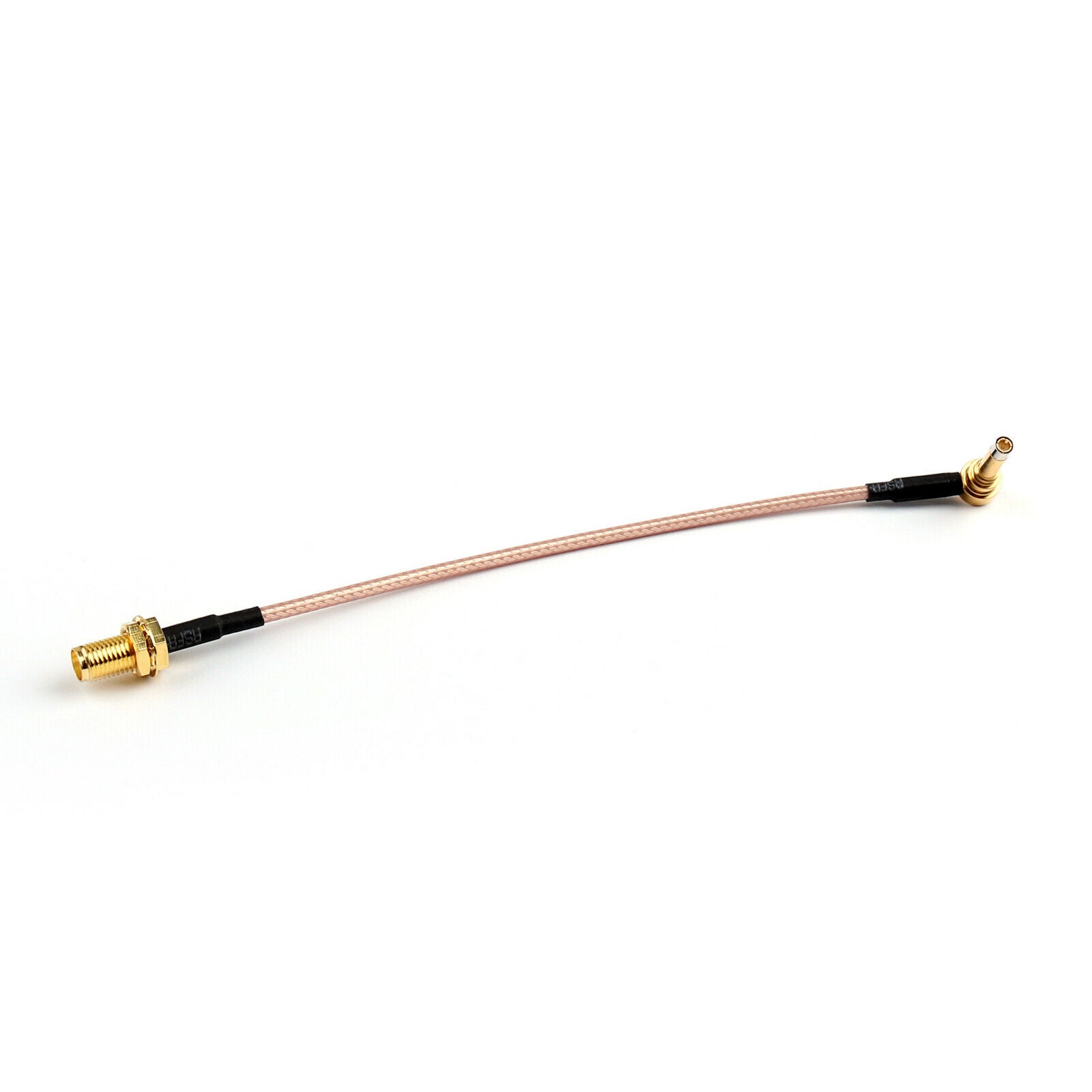 10PCS 30cm BNC Female Bulkhead to SMB Female RG316 RF Right Angle Pigtail Cable.