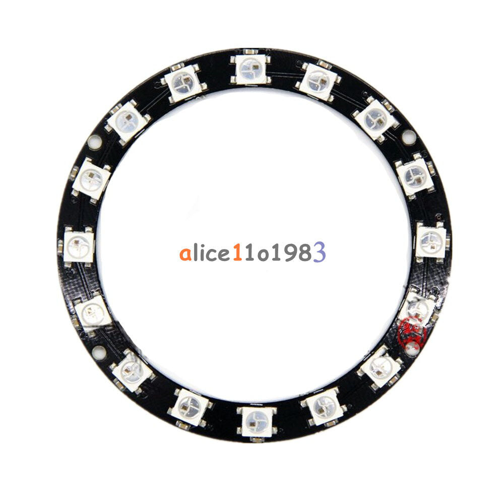 RGB LED Ring 16Bit WS2812 5050 RGB LED + Integrated Drivers 60mm  For Arduino