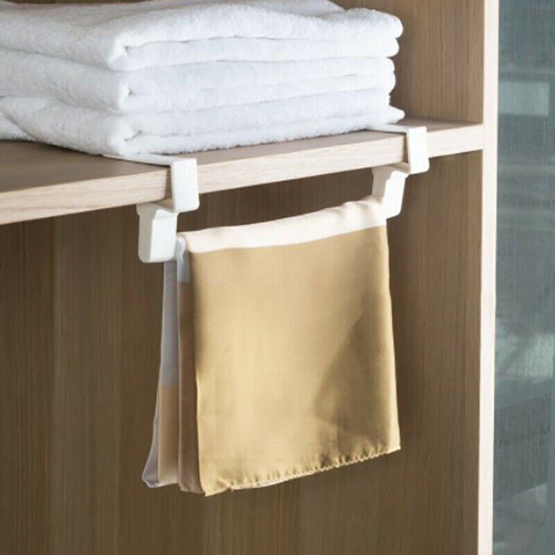 Towel Rack Over Door Towel Bar Hanging Holder Kitchen Cabinet Towel Rag Rack