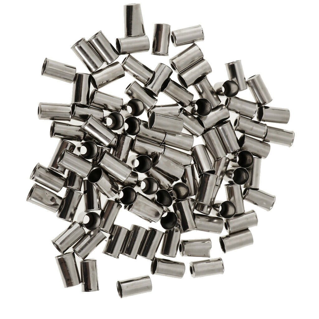 100pcs bicycle brake cable end   brake claws cable housing ferrules aluminum