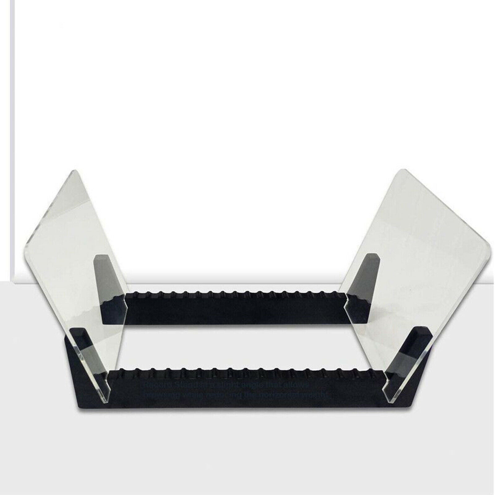 Large Capacity Acrylic Vinyl Record Storage Holder Album Modern 14 inch Long