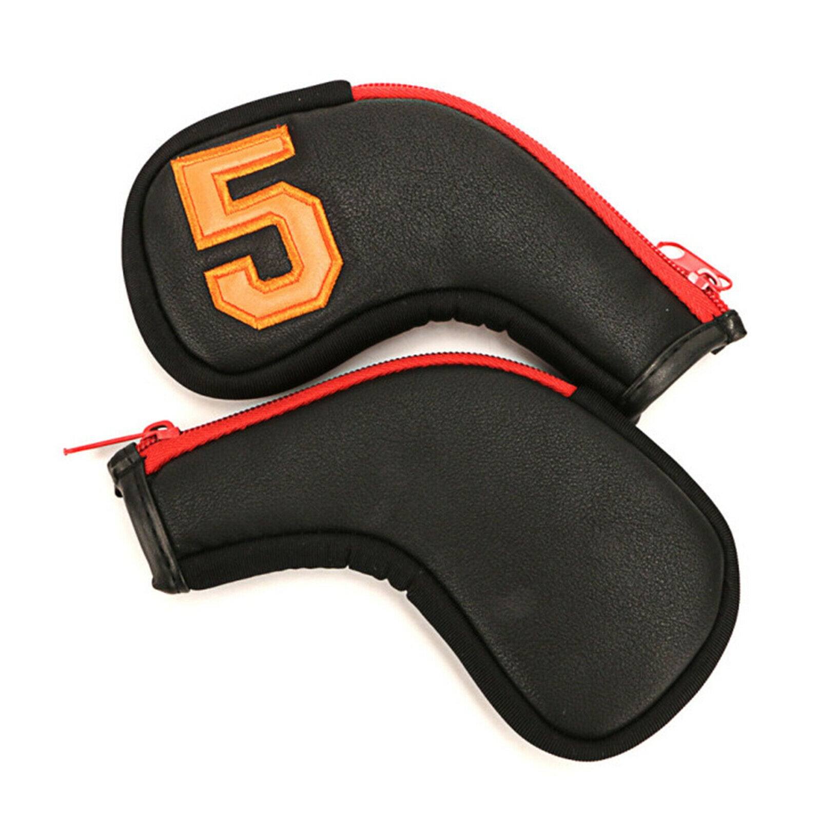 Golf Club Iron Head Covers Headcover Thick Synthetic Leather Set Protector