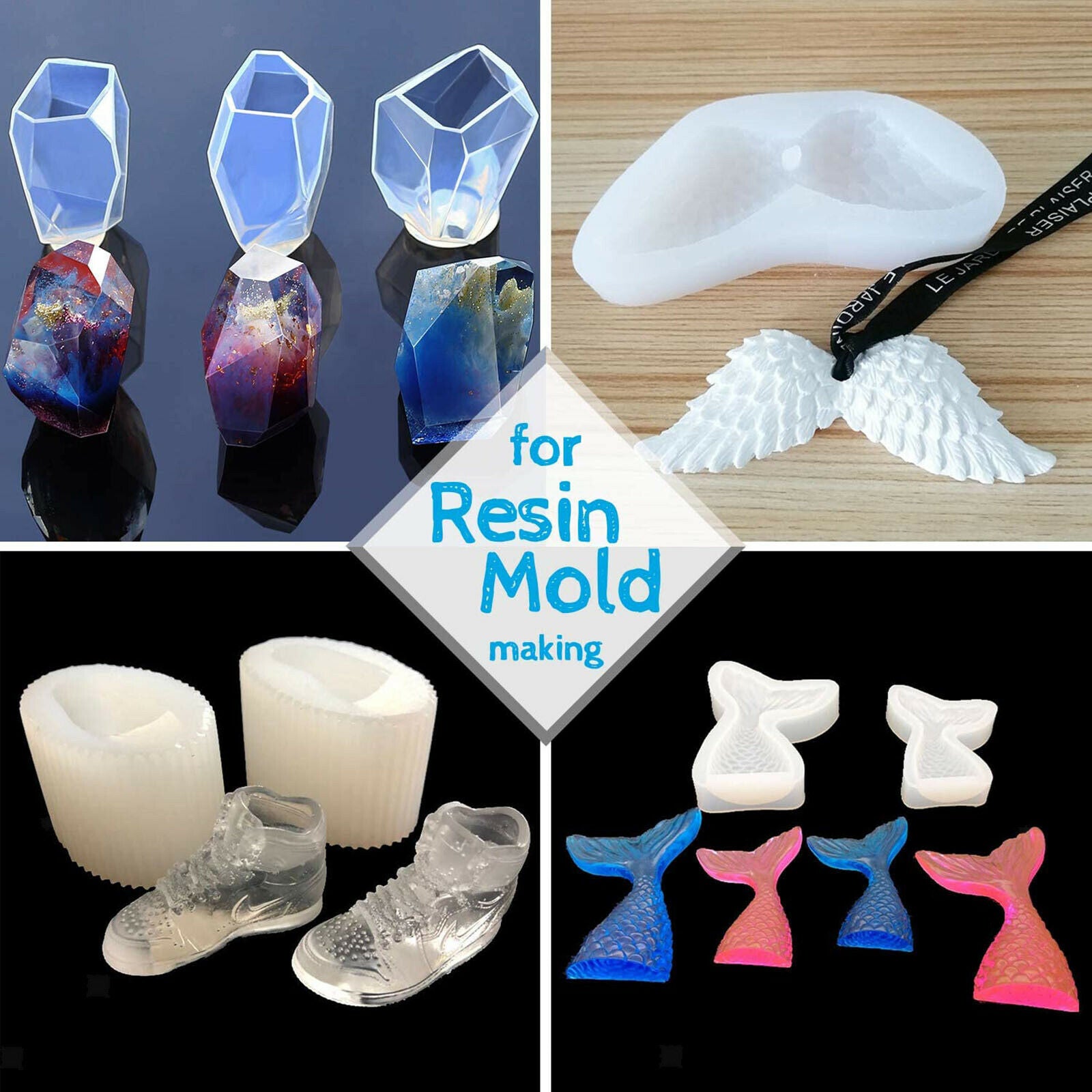 1:1 Mould Making Kit - Liquid Translucent Silicone Rubber for Silicone Mold