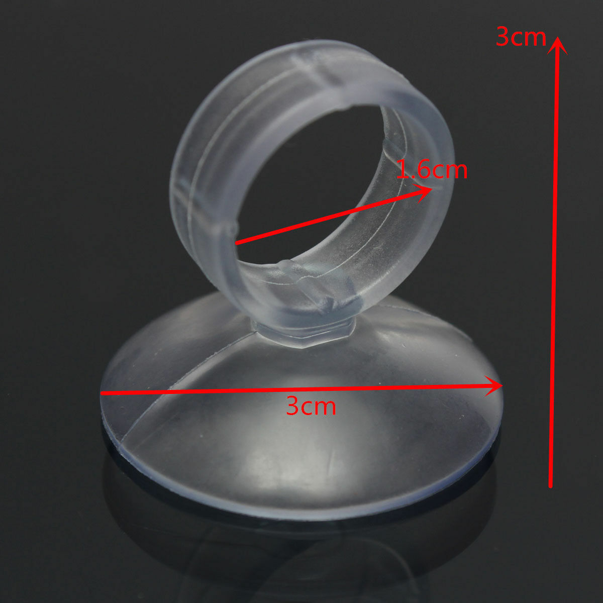 10Pcs 16mm Diameter Aquarium Fish Tank Suction Cup Tube Holder Sucker Pipe Clips