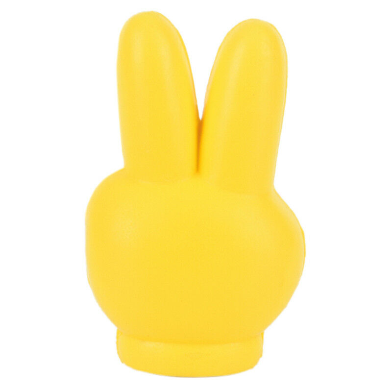 Cute Victory Finger Car Antenna Topper Eva Decorative Car Topper Balls Yel.l8