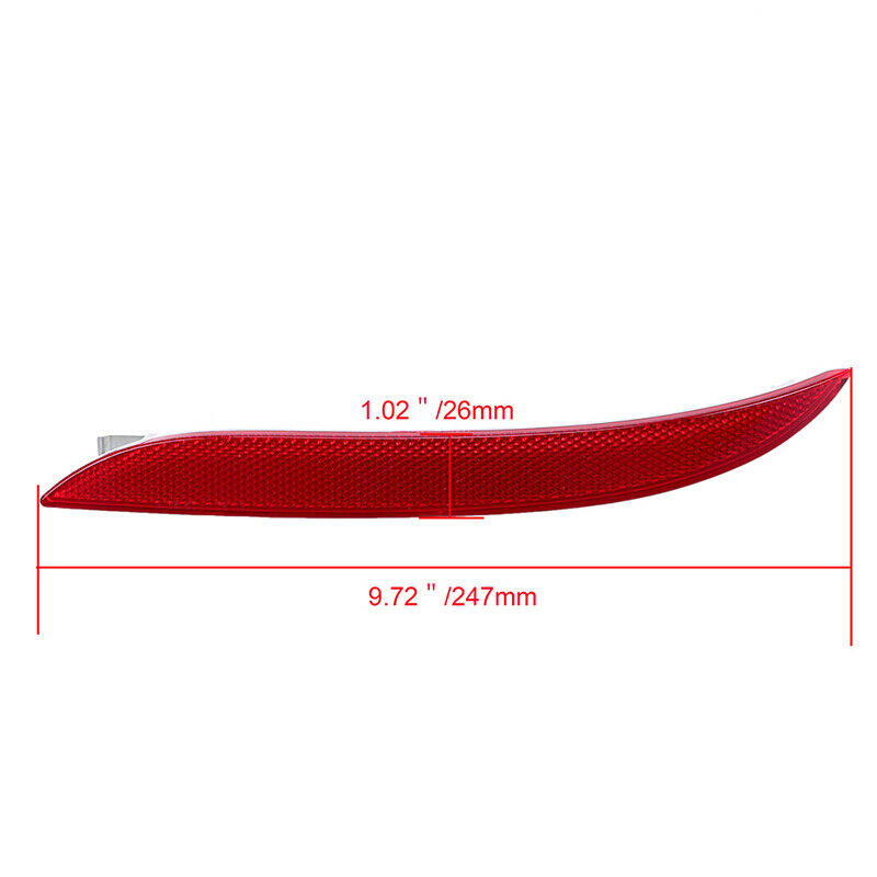 For BMW 5 Series E60 Sedan 2007-2009 Car Rear Bumper Left Side Reflector Light
