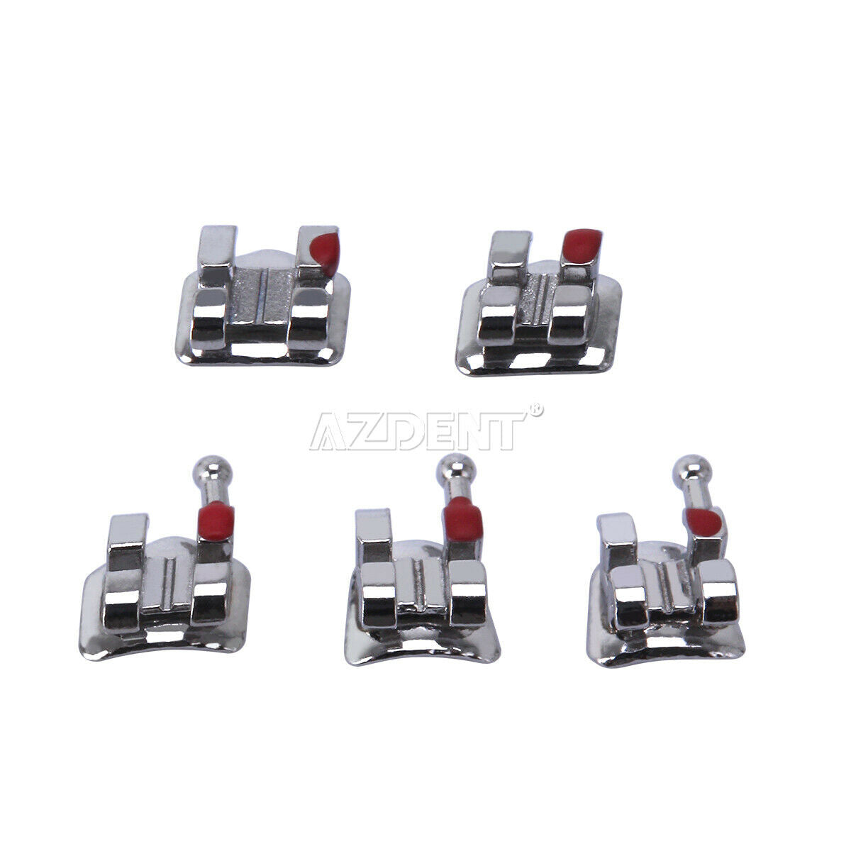 20 X Dental Orthodontic Brackets Standard Roth Slot.022 Hooks 3-4-5 AZDENT