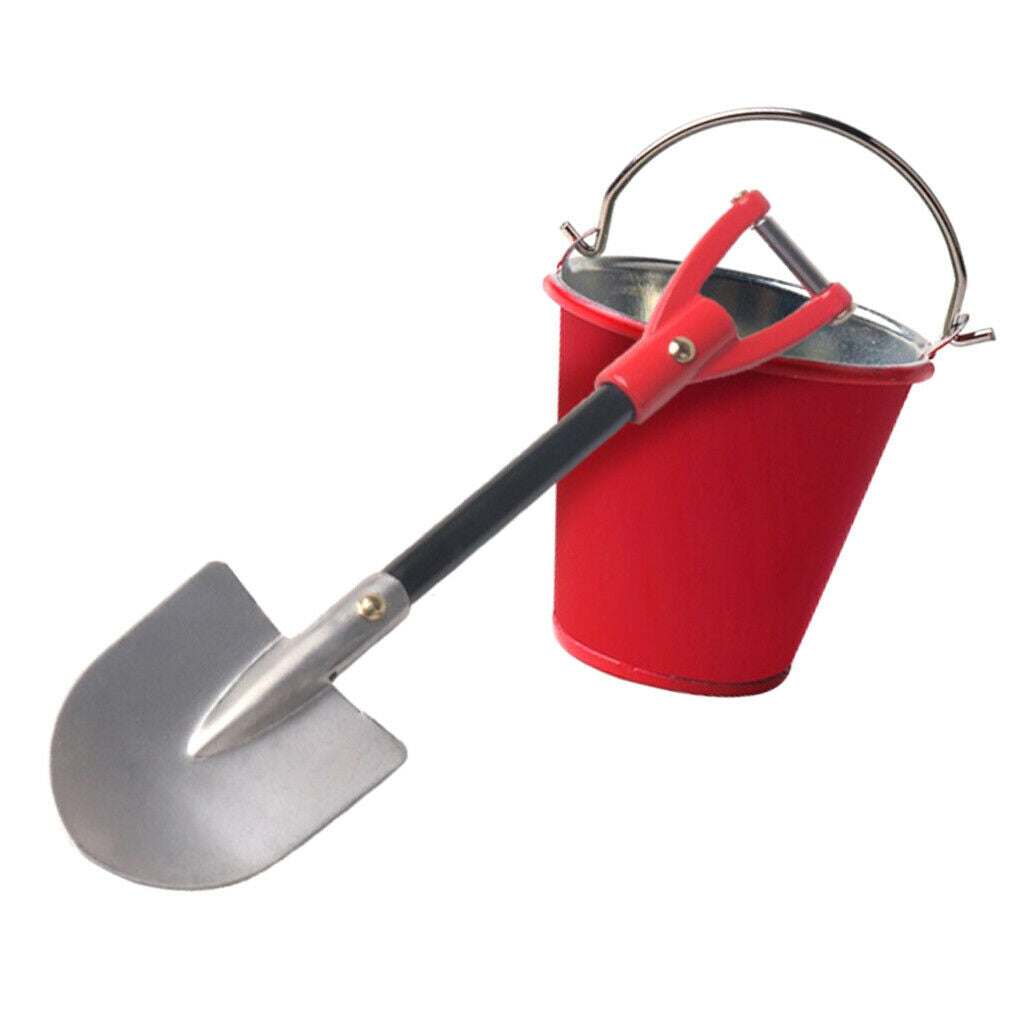 3PCS 1/10 RC Bucket Shovel Hammer for CC01 SCX10 D90 RC Rock Crawler Parts