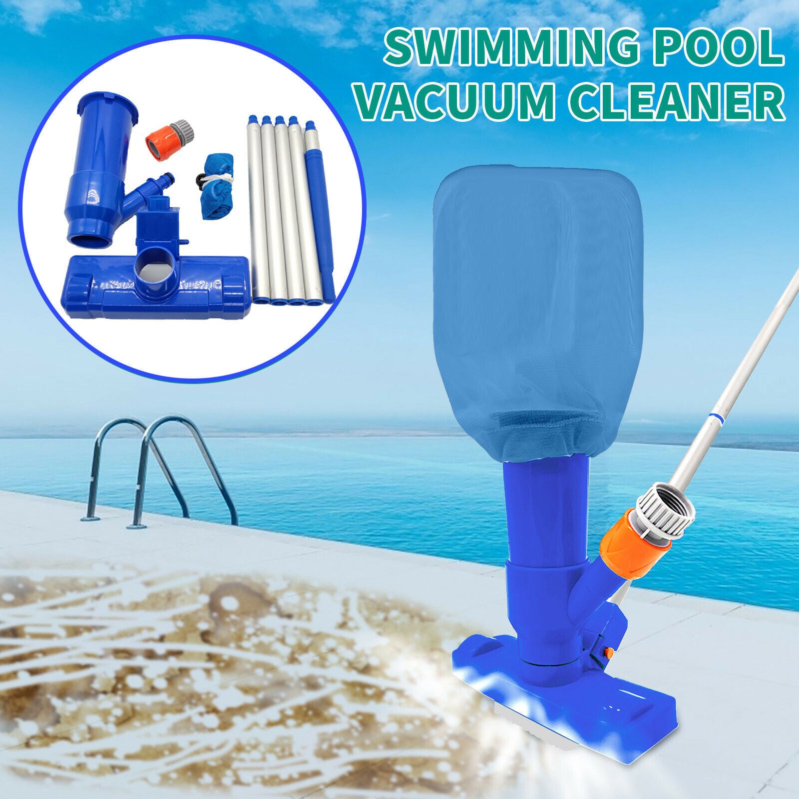Vacuum Head Kit for Ground Swimming Pools Spa Pond Hot Tub Accessories US