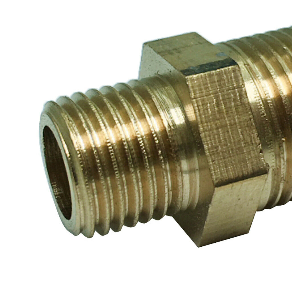 Brass Pipe Hex Nipple Fitting Adapter Male Thread Water Connector Model_2