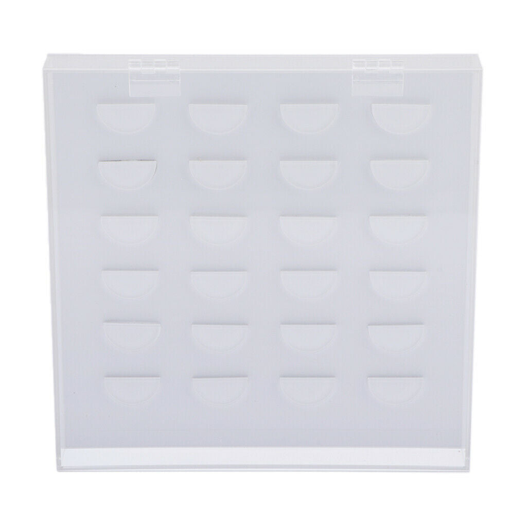 Clear Acrylic False Eyelash Storage Box Case Organizer Eyelash Holder Case