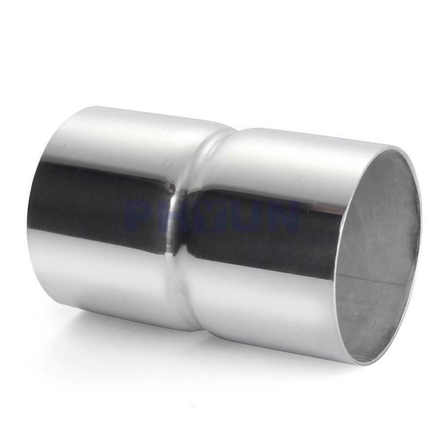 2.25"ID to 2.25"OD Exhaust Pipe Connector Reducer Adapter Chrome Stainless Steel