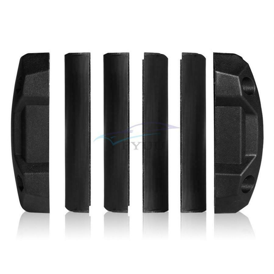 1 Pair Universal Black Nylon Motorcycle Engine Guard Crash Bar Bumper Protector