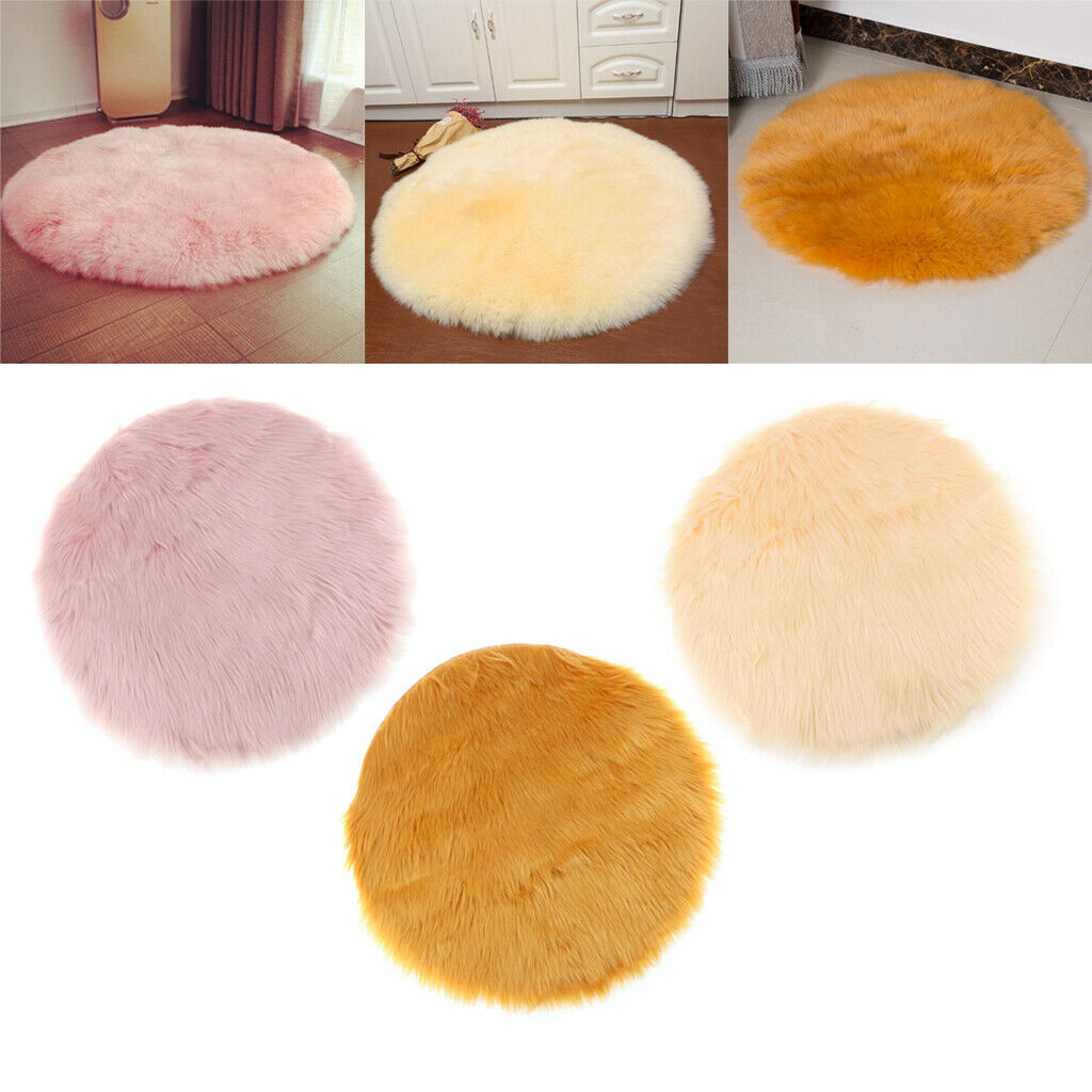 3 Pieces Rug Shaggy Rug Round Area Rugs Floor Mat Home Decor Carpets