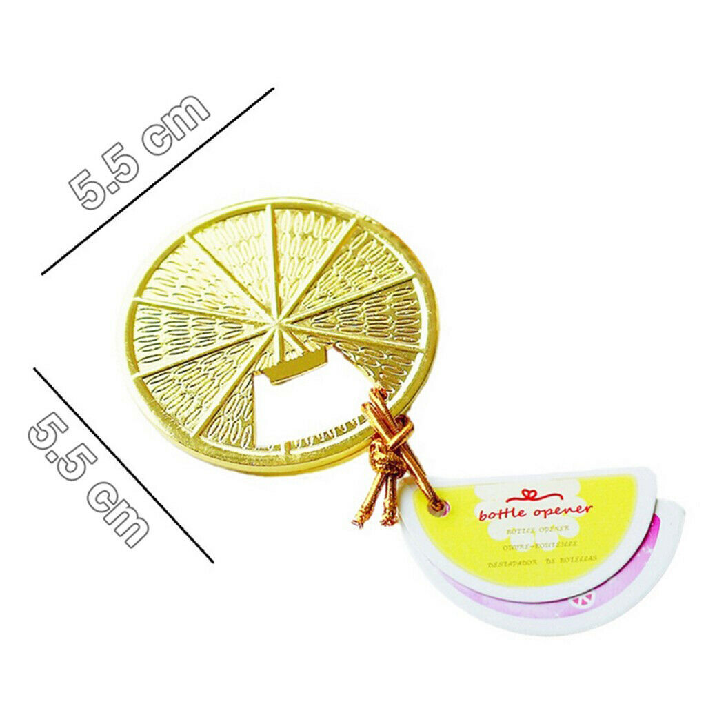 Golden Lemon Opener Creative Bottle Opener Kitchen Supplies Party Favor