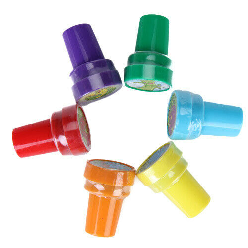 Decorative Inks Stamps with Different Dinosaur Designs - 6 Units
