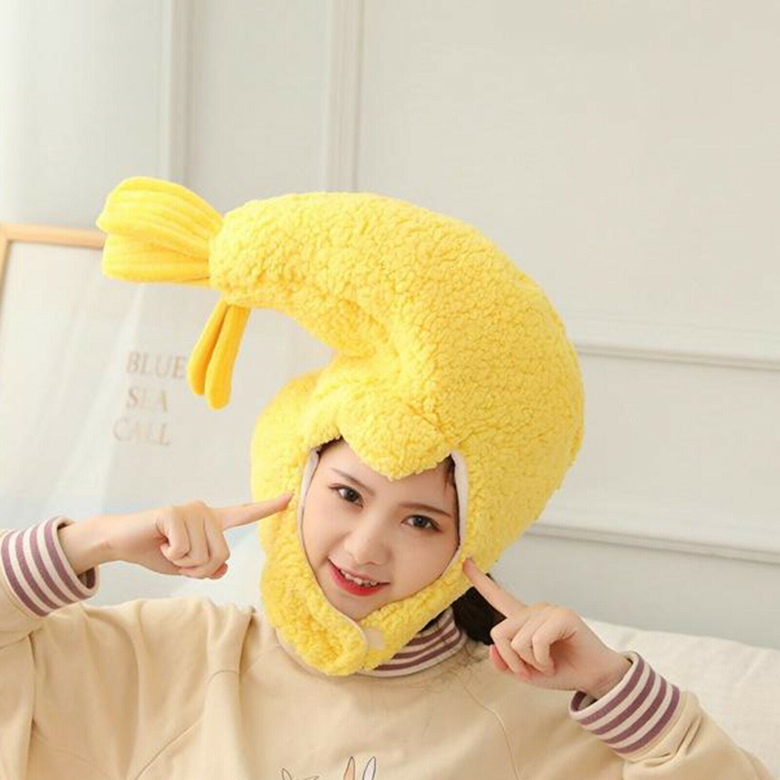 Cozy Hat Lobster Prawn   Costumes Fancy Dress Headwear Party Photograph Props
