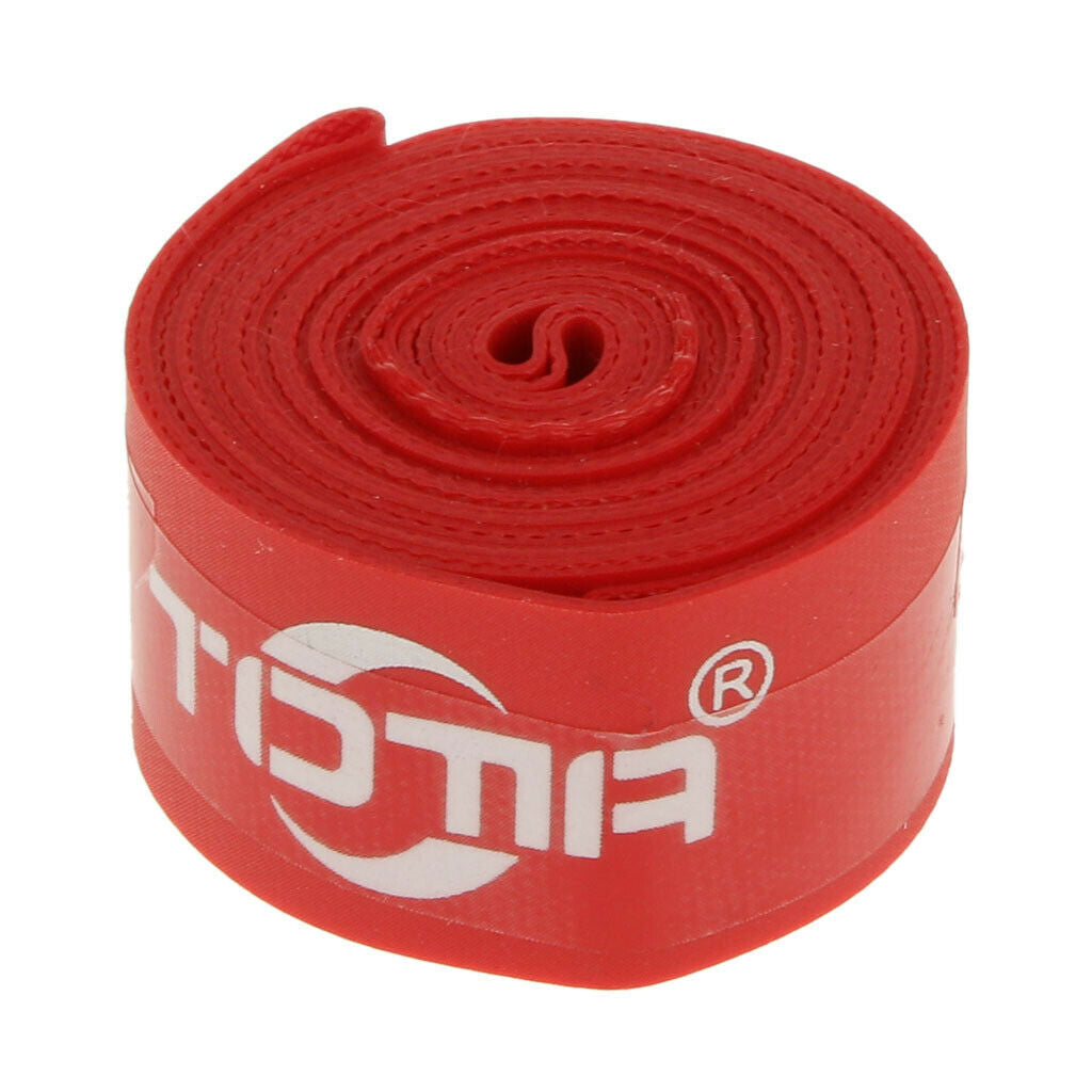 5x Red Tire Stem Air Valve Caps With Nylon  Wheel Tape Fit For 700C Tires