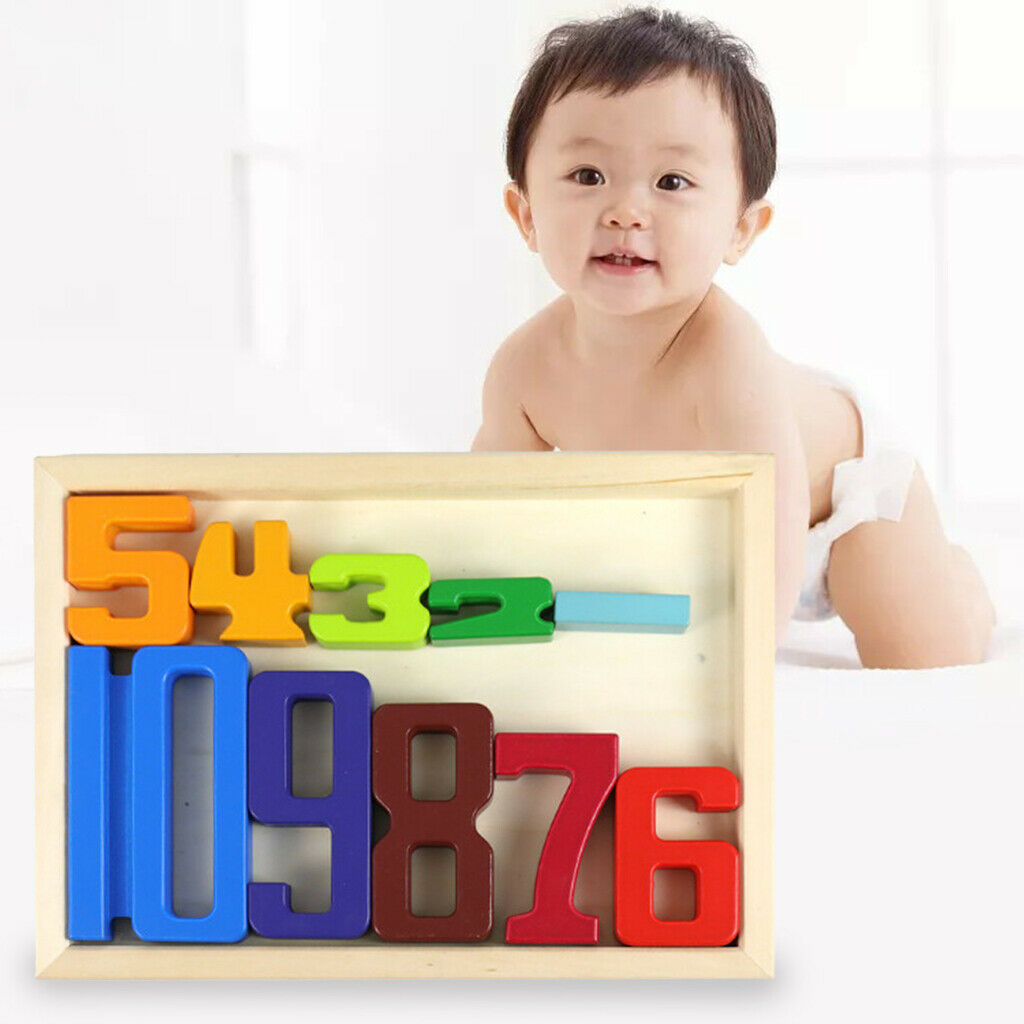 Montessori Building Blocks Stackable Math Number Block Toys Gift for Kids