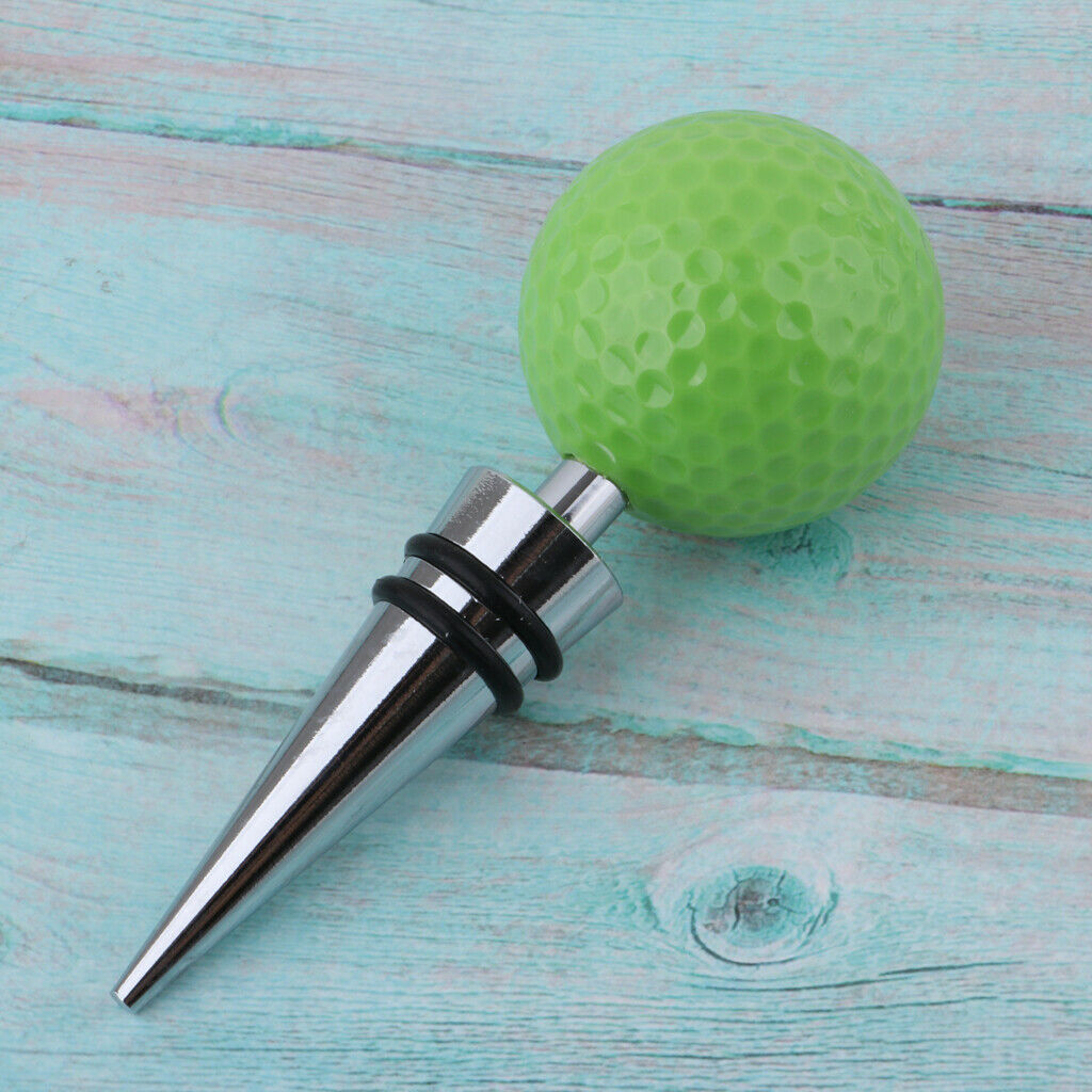 Golf Wine Stopper Bottle Sealer Replacement Stoppers Decorative Green