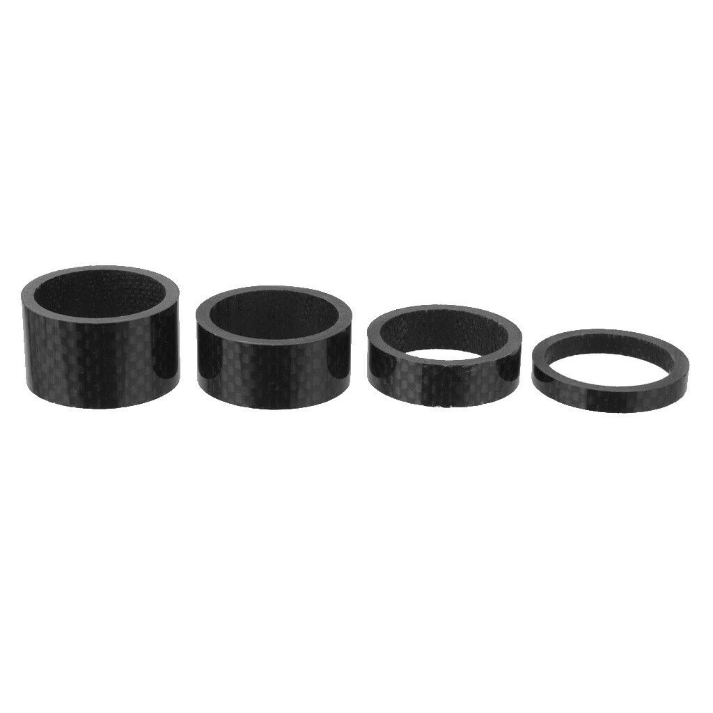 9pcs Carbon Fiber Spacer Bike MTB  Road Bike Headset