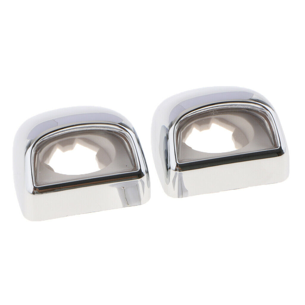 Pair Of Rear Bumpers License Plate Lights Lens Cover Accessories For Cars