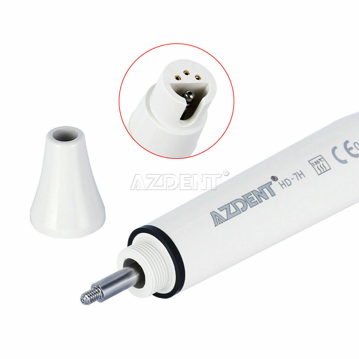Dental Ultrasonic Piezo Scaler Handpiece +5PCS PD3D Perio Tips Fit SATELEC & DTE