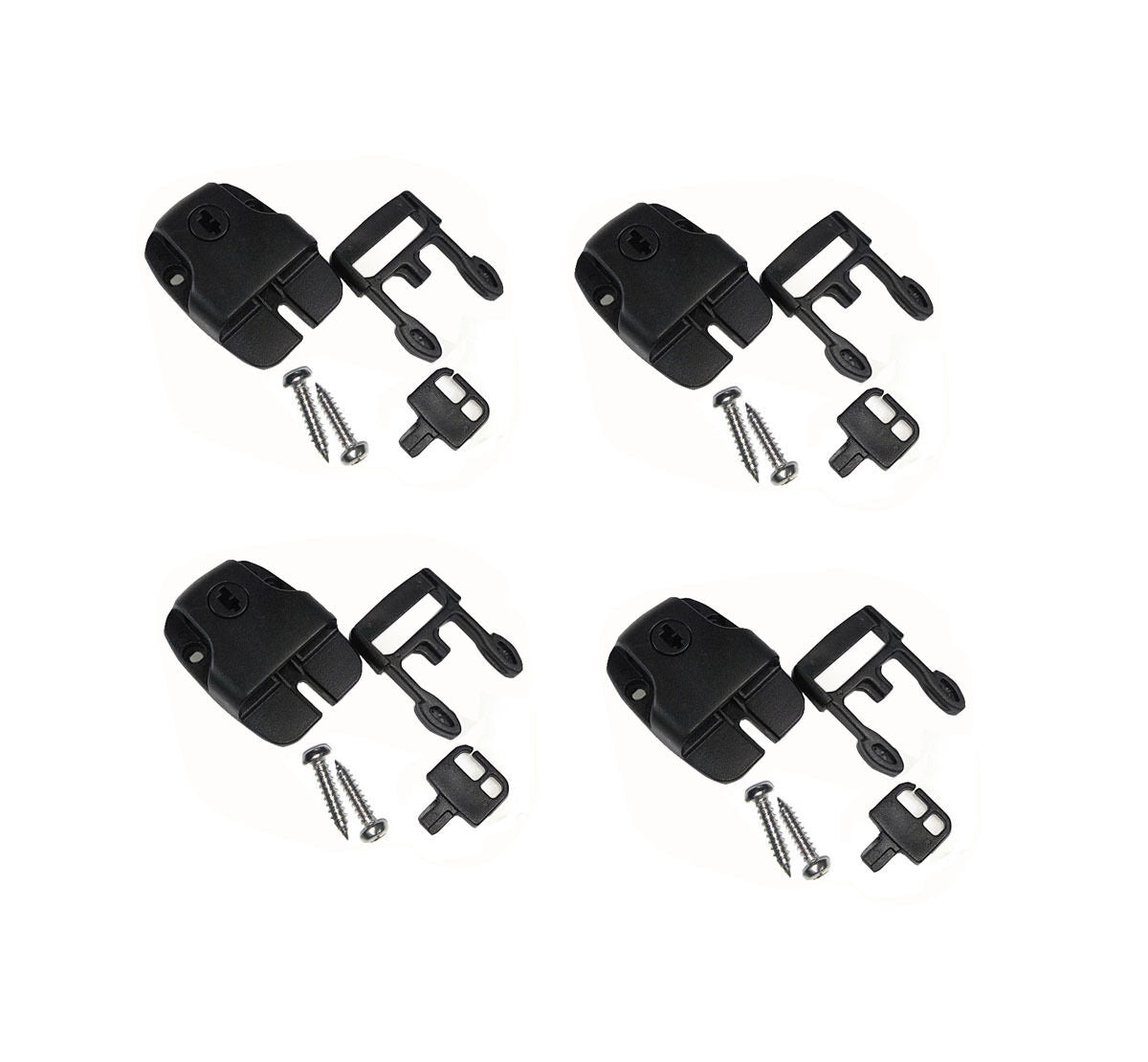 4 Spa Hot Tub Cover Broken Latch Repair Kit Clip Lock with key and hardware-NEW