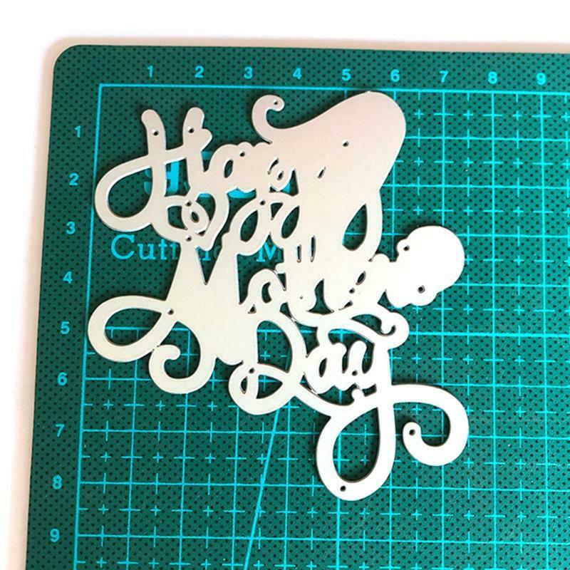 Happy Mother's Day Metal Cutting Dies Stencil Scrapbooking DIY Album Stamp Paper