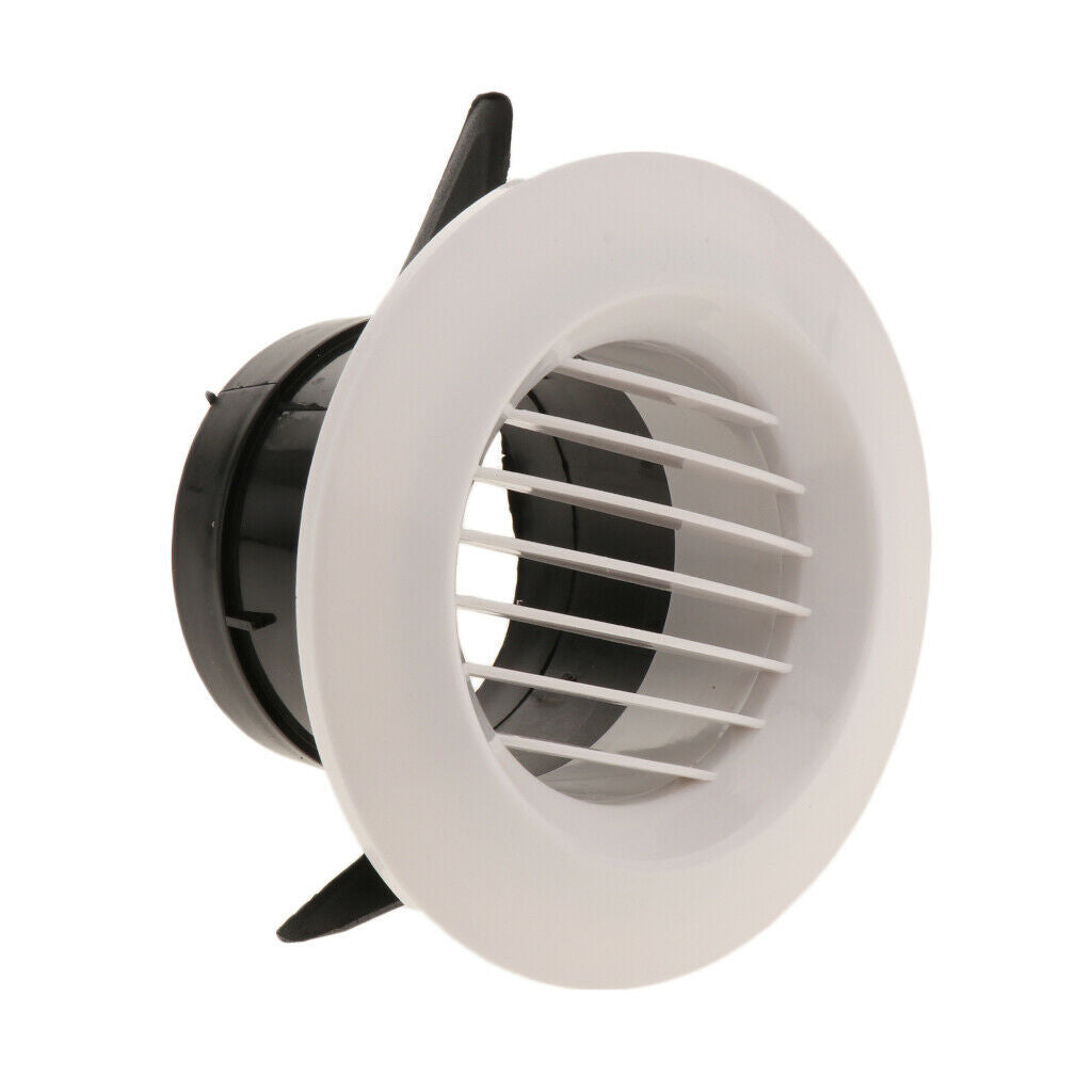 ABS White Air Vent Ventilation Grill Outlet Fit for Car Boat RV Motorhome