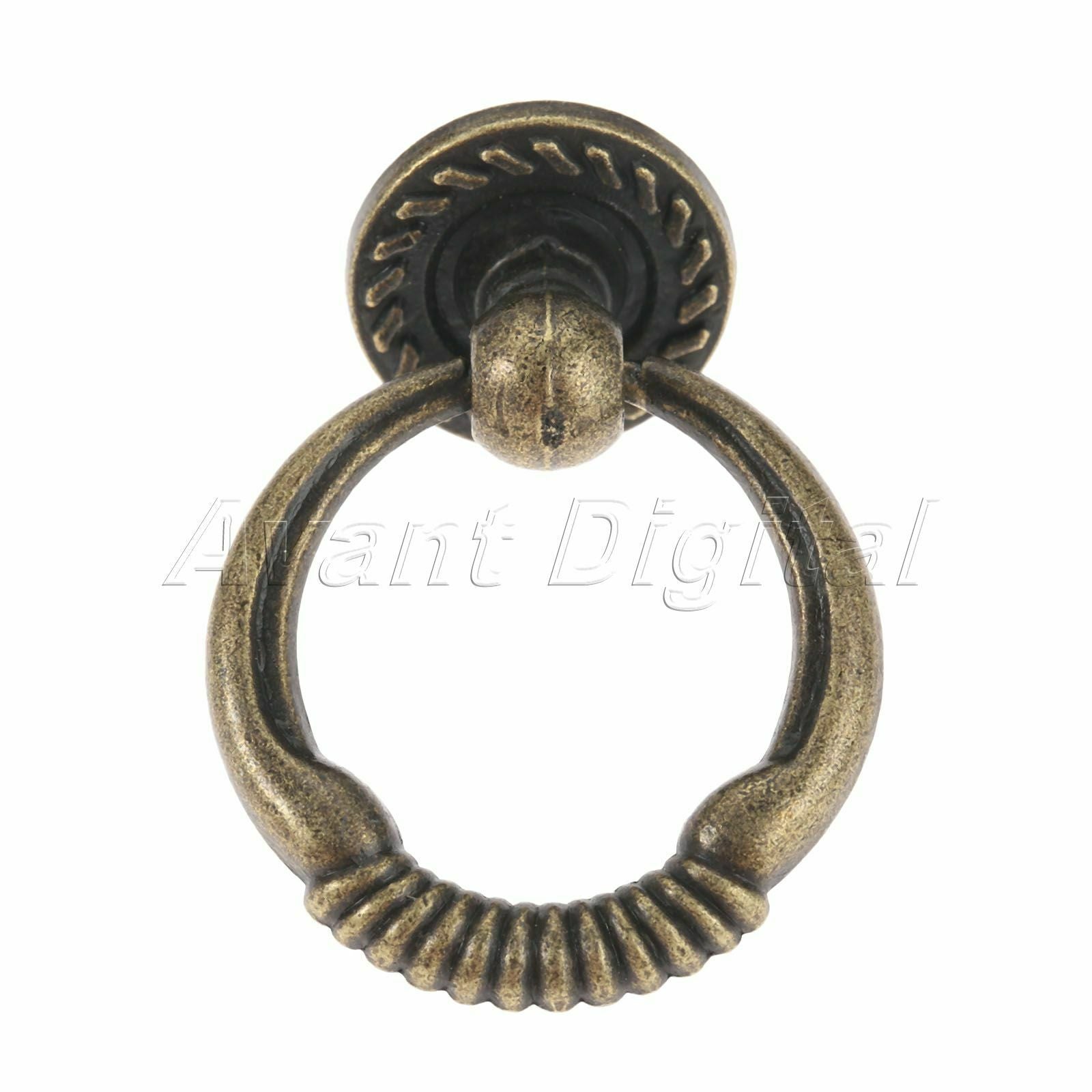 43*37mm Kitchen Cabinet Drawer Knob Ring Furniture Door Pull Handle Hardware