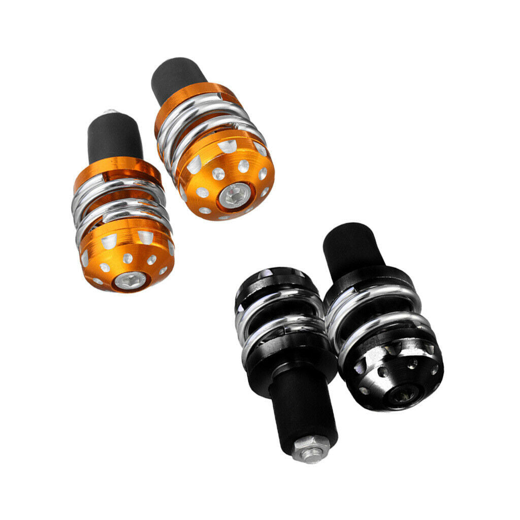 4 X MOTORCYCLE 22mm 7/8 '' Anti-Vibration Handlebar Ends Cap Handle Bar